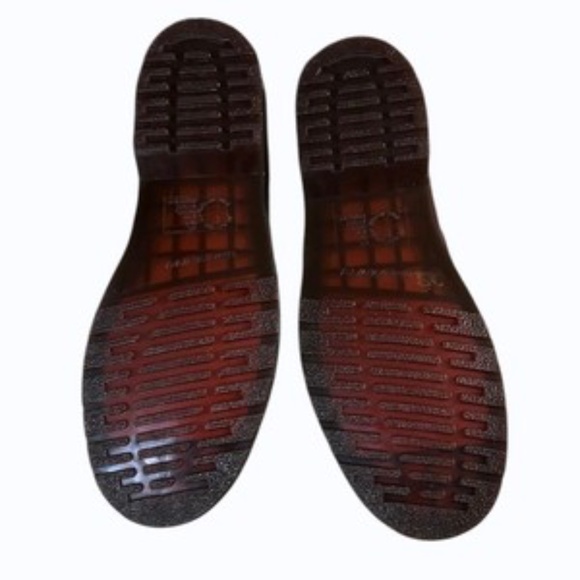 Dr. Martens Mens T-Bar Regency Leather Mary Jane Shoes Size 12 Brown - Picture 7 of 9